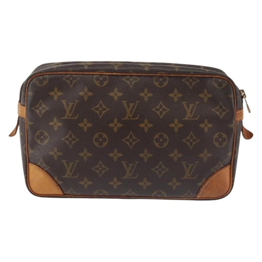 LOUIS VUITTON Monogram Compiegne 28 Clutch Bag M51845 LV Auth BA5993 - Picture 2 of 16